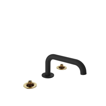 Baril 8" c/c lavatory faucet (without handle), drain included