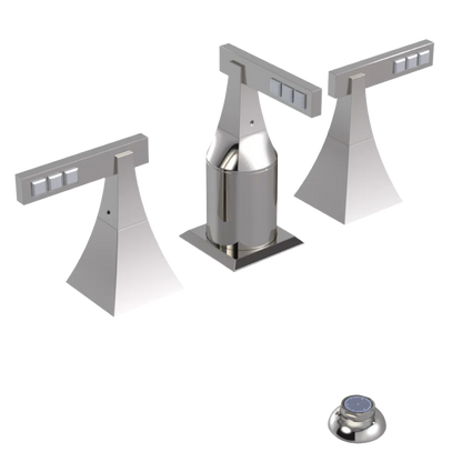 Rubinet Bidet Fitting with Spray, Diverter, and Vacum Breaker (Less Drain) Polished Nickel