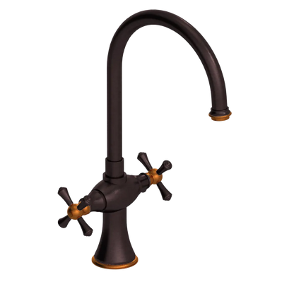 Rubinet Two Handle Single Hole Kitchen Set Oil Rubbed Bronze