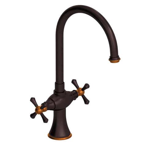 Rubinet Two Handle Single Hole Kitchen Set Oil Rubbed Bronze