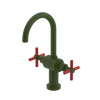 Rubinet Single Hole Dual Handle Lav. Set with LaSalle Spout (less drain) Green Envy