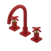 Rubinet Widespread Lav. Set. (less drain) Red