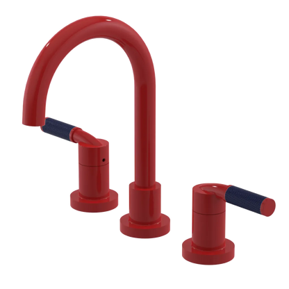 Rubinet Widespread Lav. Set. (less drain) Red