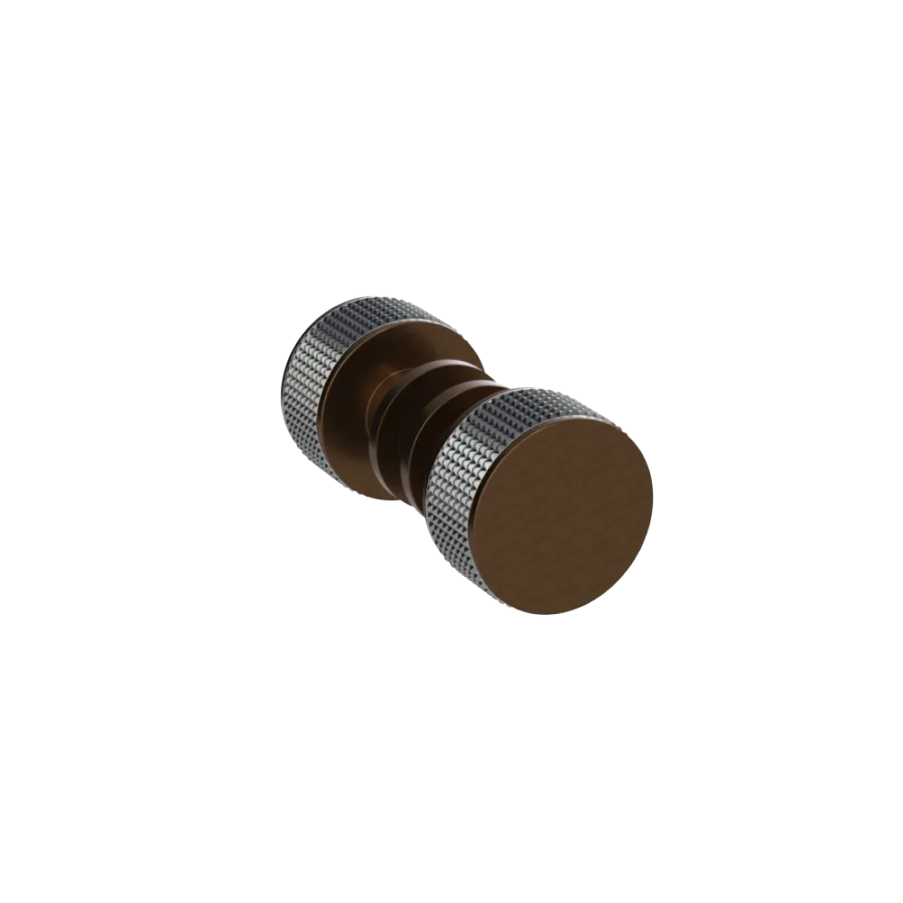 Rubinet Shower Door Knob (set) Tuscan Brass