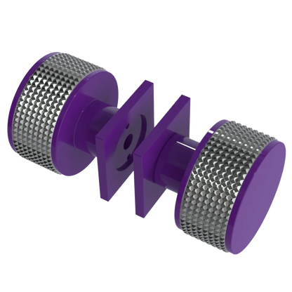 Rubinet Shower Door Knob (set) Purple Haze