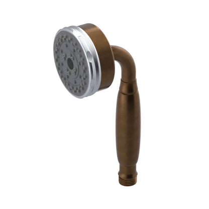 Rubinet 3 Function Hand Held Shower Only Tuscan Brass