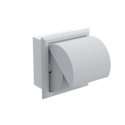 Rubinet RECESSED TOILET PAPER HOLDER White