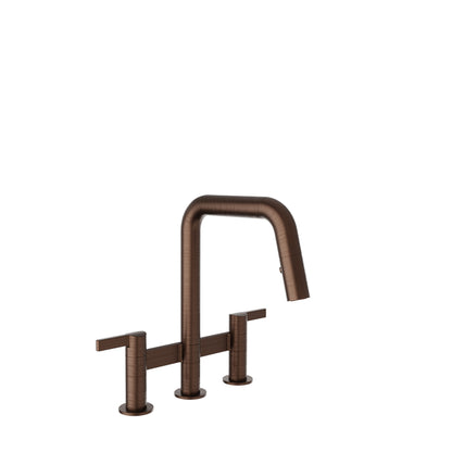 Baril Bridge kitchen faucet with 2-function pull-down spray