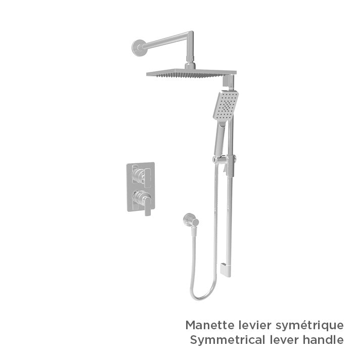 Baril Complete pressure balanced shower kit without handle