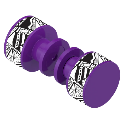 Rubinet Shower Door Knob (set) Purple Haze