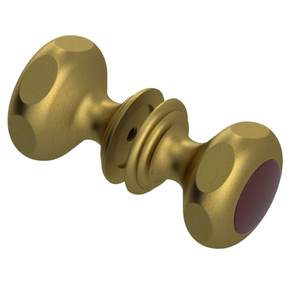 Rubinet Shower Door Knob (set) Antique Brass Matt