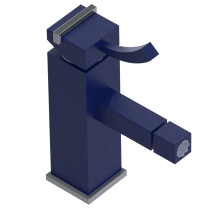 Rubinet Single Control Bidet Fitting (less drain) Midnight Blue