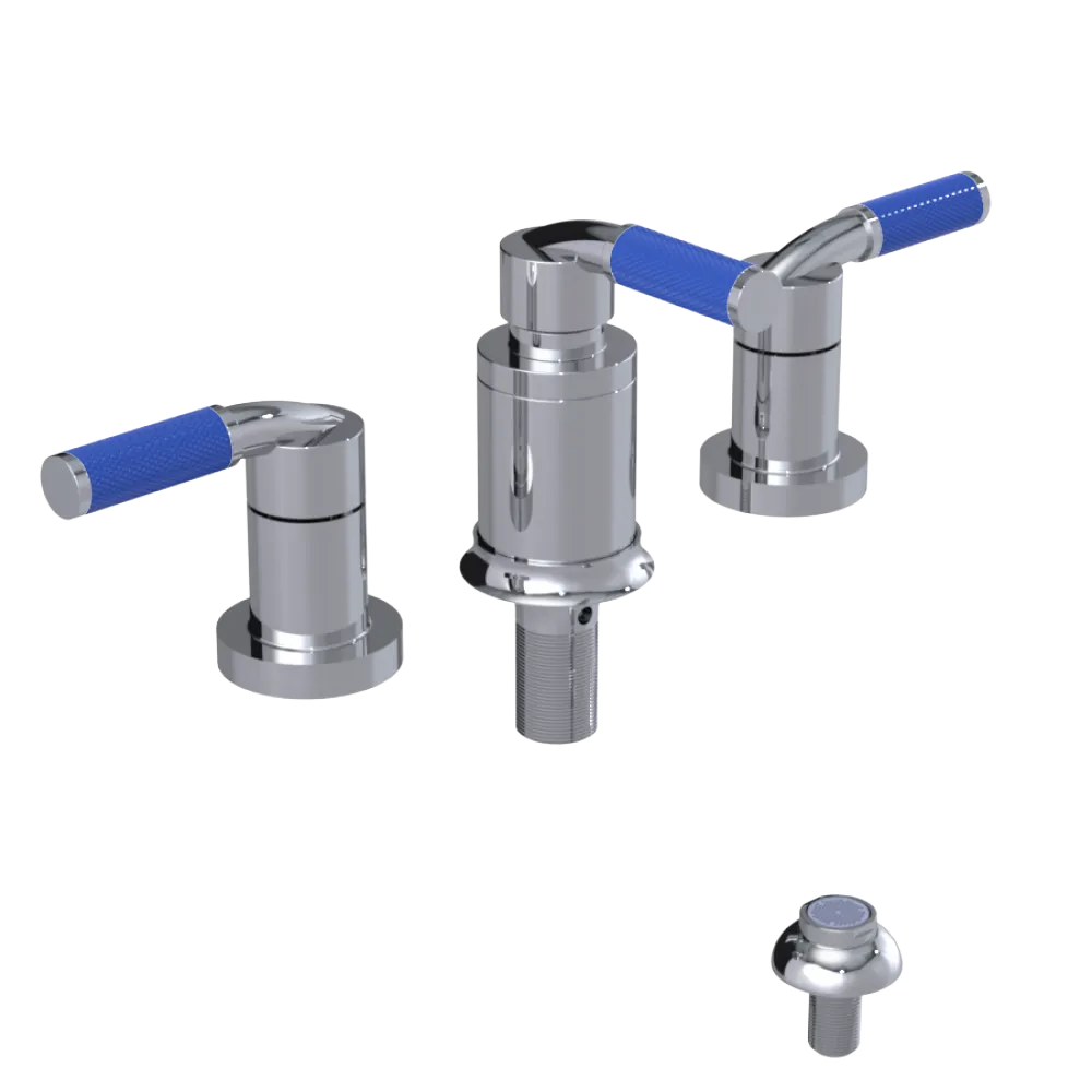 Rubinet Bidet Fitting with Spray, Diverter, and Vacum Breaker (Less Drain) Chrome