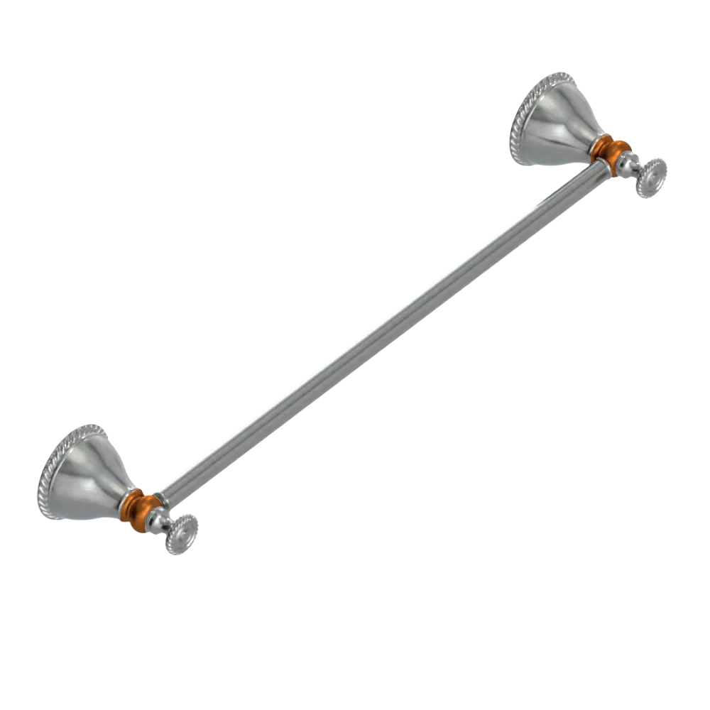 Rubinet Towel Bar 18" Satin Nickel