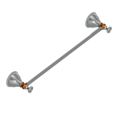 Rubinet Towel Bar 18" Satin Nickel