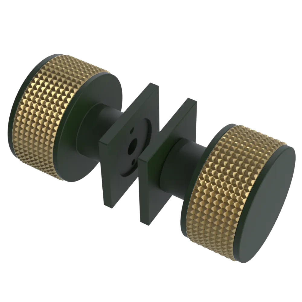 Rubinet Shower Door Knob (set) Green Envy