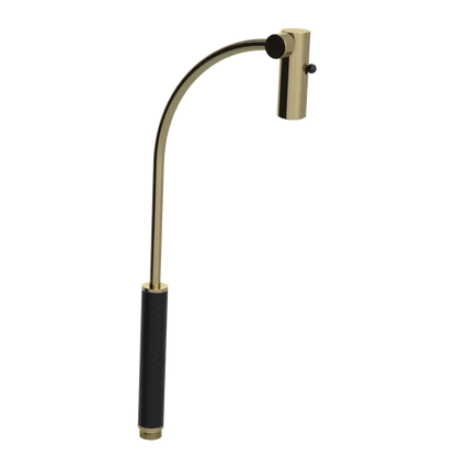 Rubinet Hand Held Shower Bidet Only Natural Brass