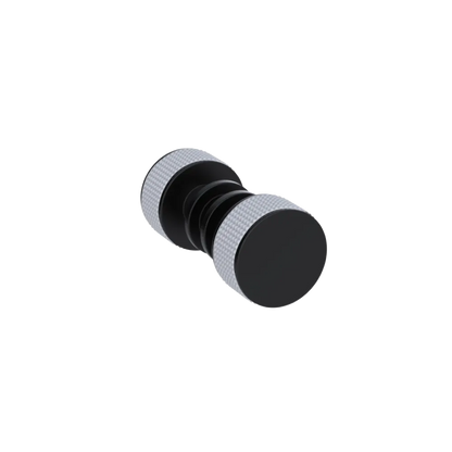 Rubinet Shower Door Knob (set) Matt Black