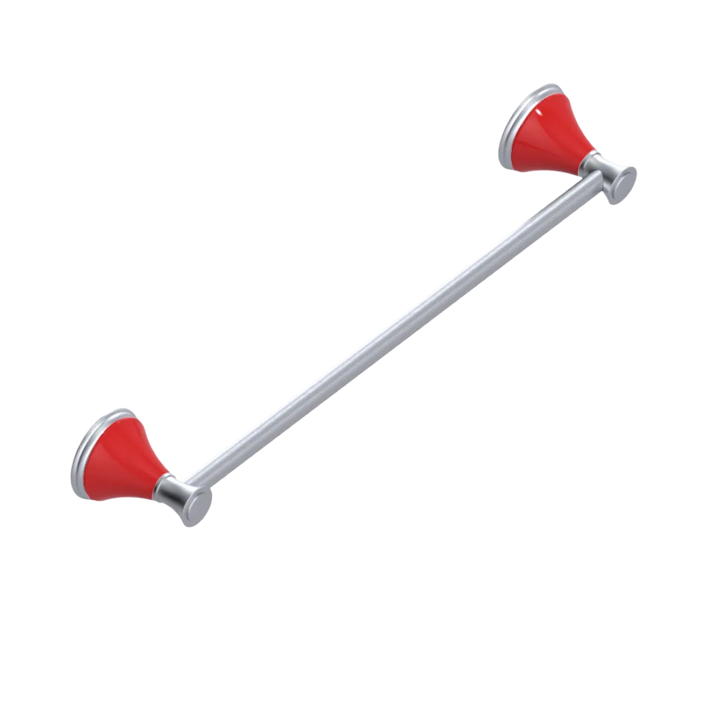 Rubinet Towel Bar 18" Satin Chrome