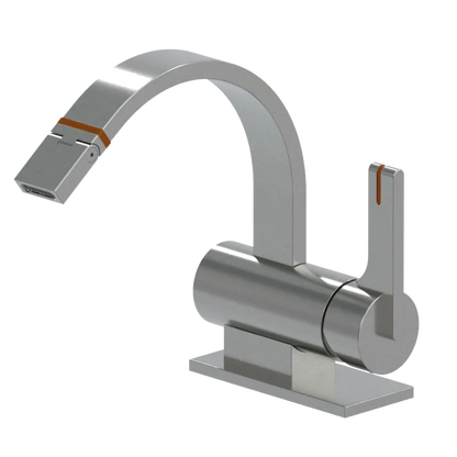 Rubinet Single Control Bidet Fitting (less drain) Satin Nickel
