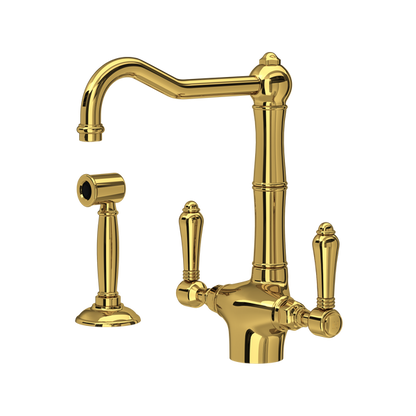 ROHL Acqui Two Handle Kitchen Faucet With Side Spray