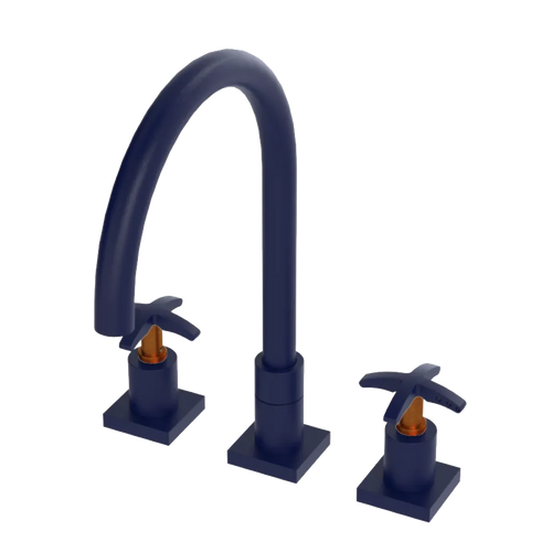 Rubinet Widespread Kitchen Set Midnight Blue
