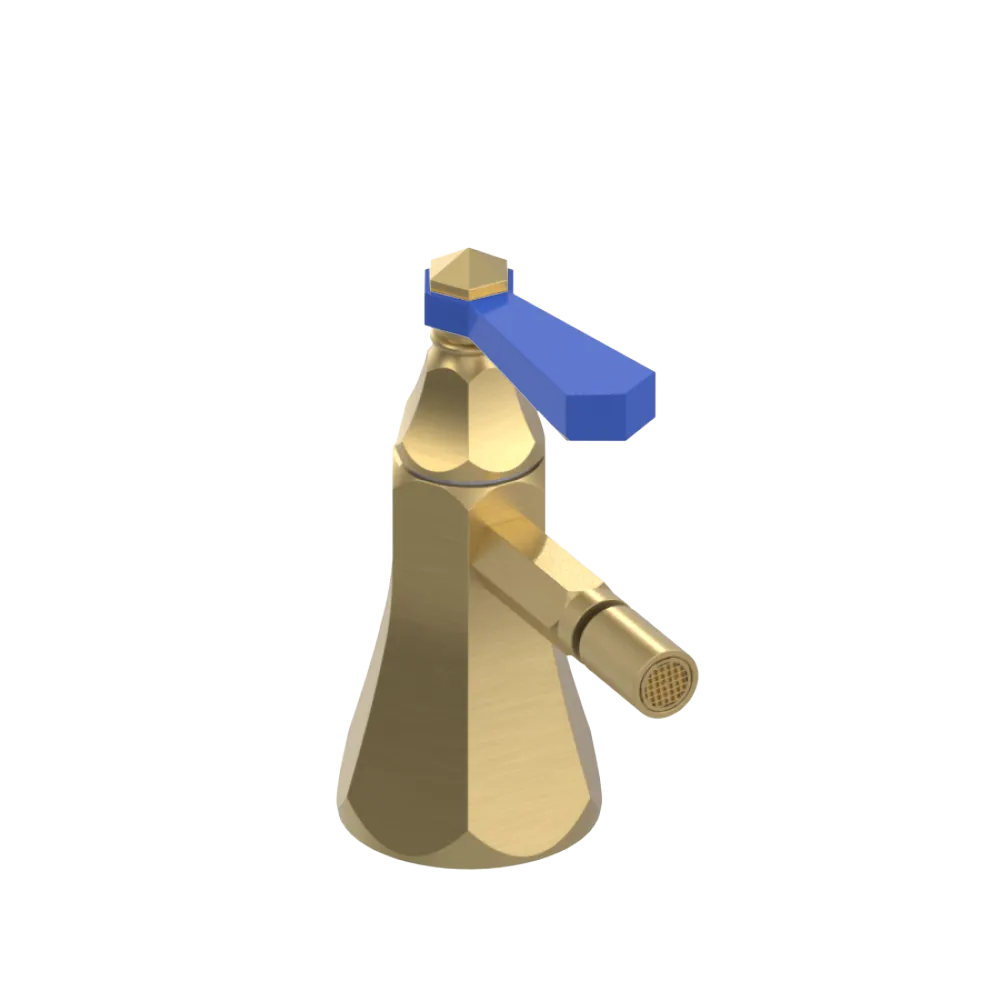 Rubinet Single Control Bidet Fitting (less drain) Satin Gold