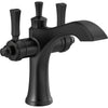 Dorval Single Hole Monoblock Bathroom Faucet - Matte Black