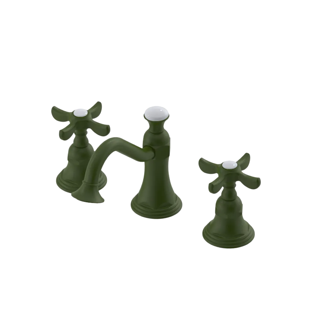 Rubinet Widespread Lav. Set. (less drain) Green Envy