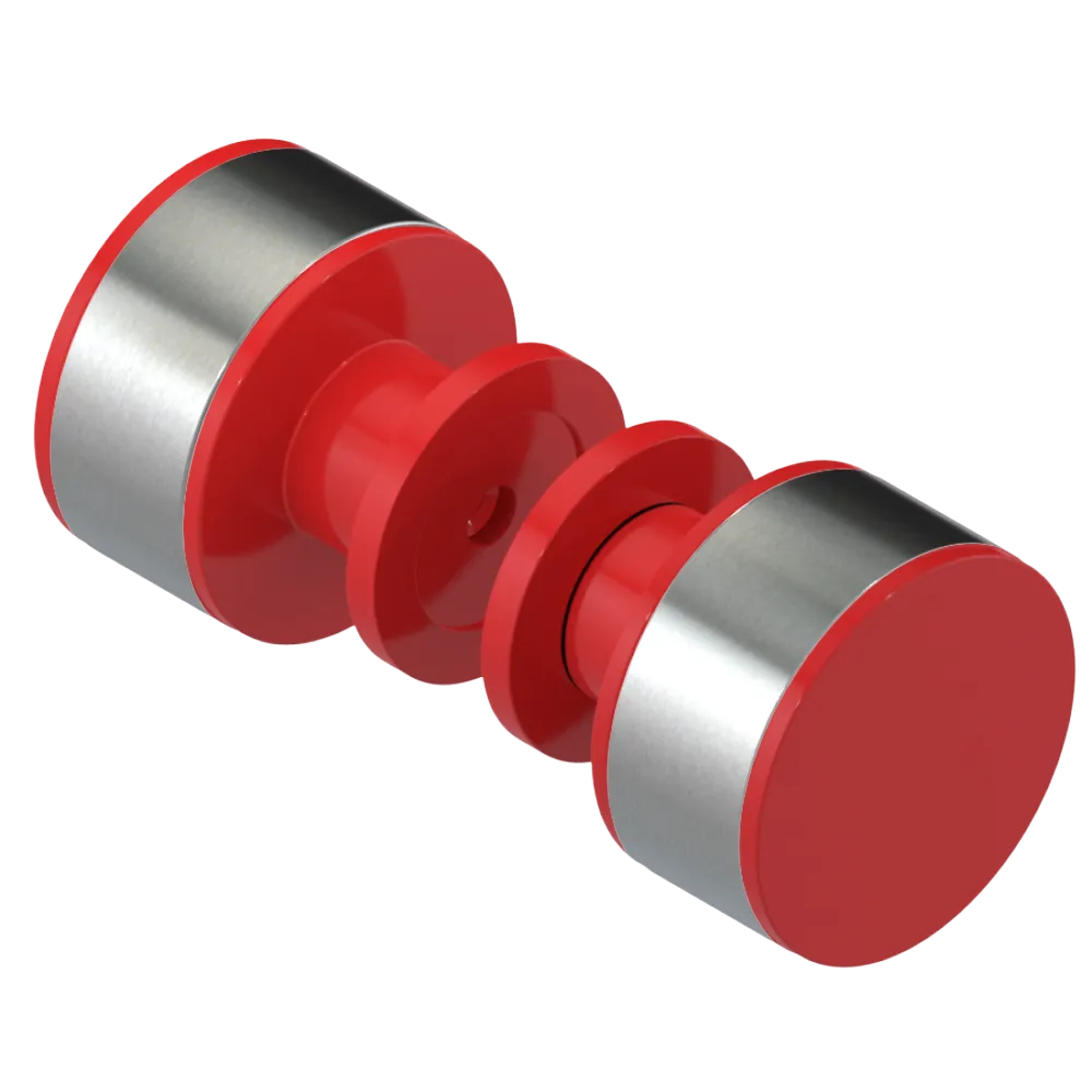 Rubinet Shower Door Knob (set) Red