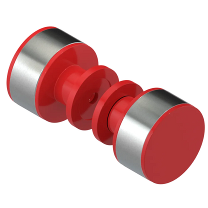 Rubinet Shower Door Knob (set) Red