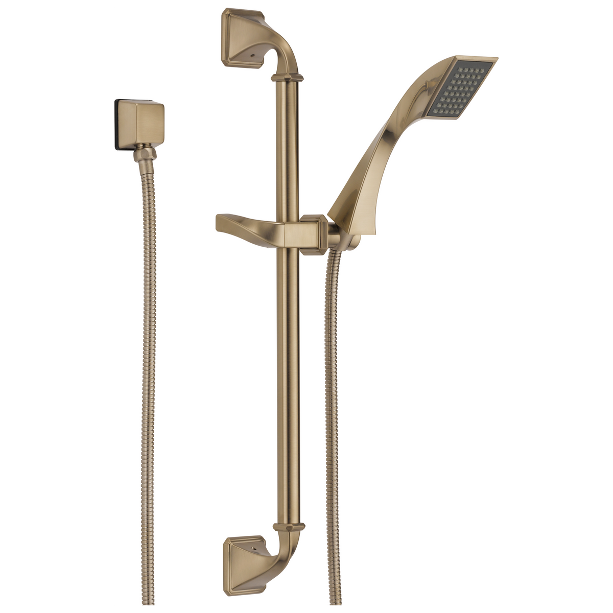 Virage Single-Function Slide Bar Hand Shower - Brilliance® Luxe Gold®