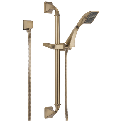Virage Single-Function Slide Bar Hand Shower - Brilliance® Luxe Gold®