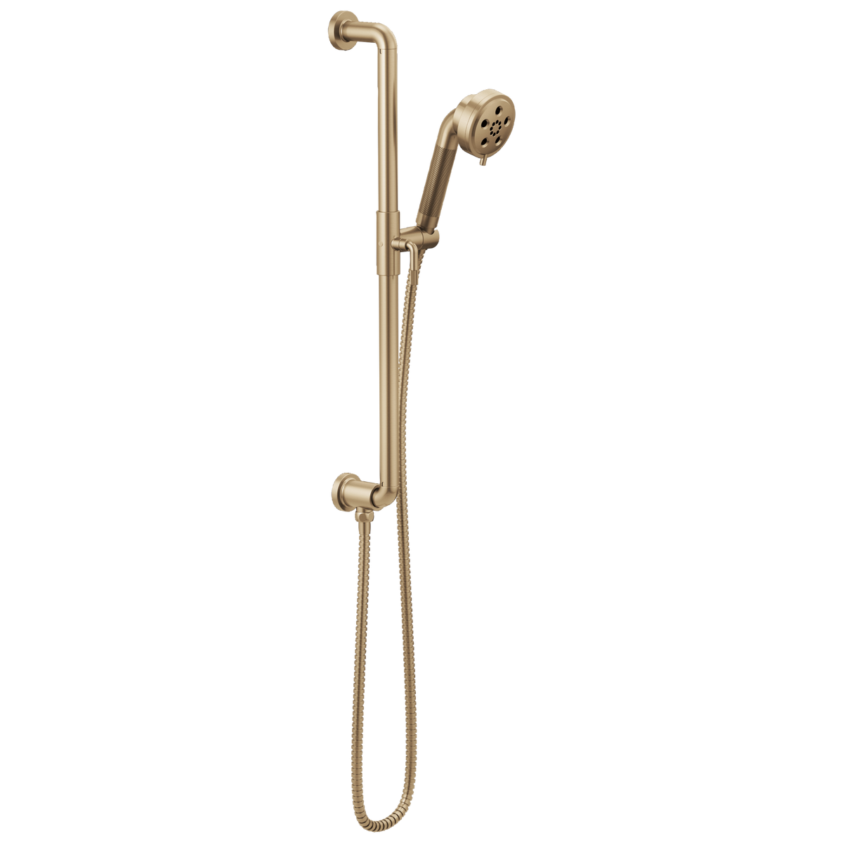 Litze Slide Bar Handshower with H2OKinetic Technology - Brilliance® Luxe Gold®