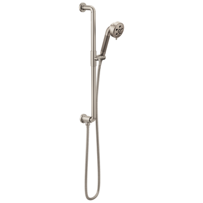 Litze Slide Bar Handshower with H2OKinetic Technology - Brilliance® Luxe Nickel®