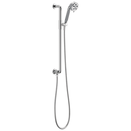 Litze Slide Bar Handshower with H2OKinetic Technology - Polished Chrome