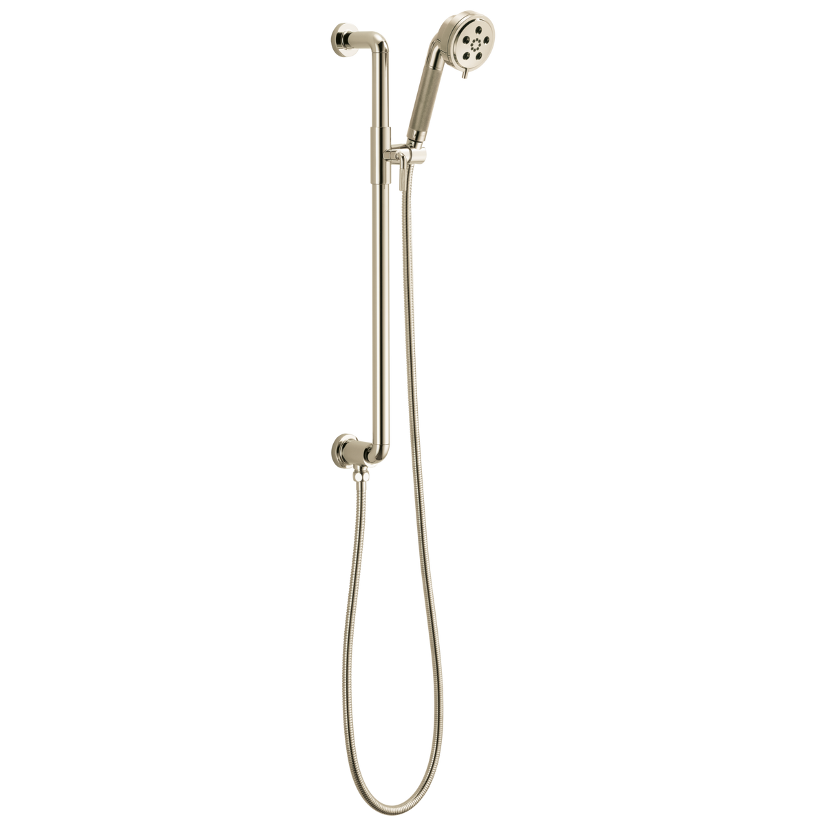 Litze Slide Bar Handshower with H2OKinetic Technology - Brilliance® Polished Nickel