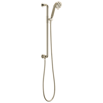 Litze Slide Bar Handshower with H2OKinetic Technology - Brilliance® Polished Nickel