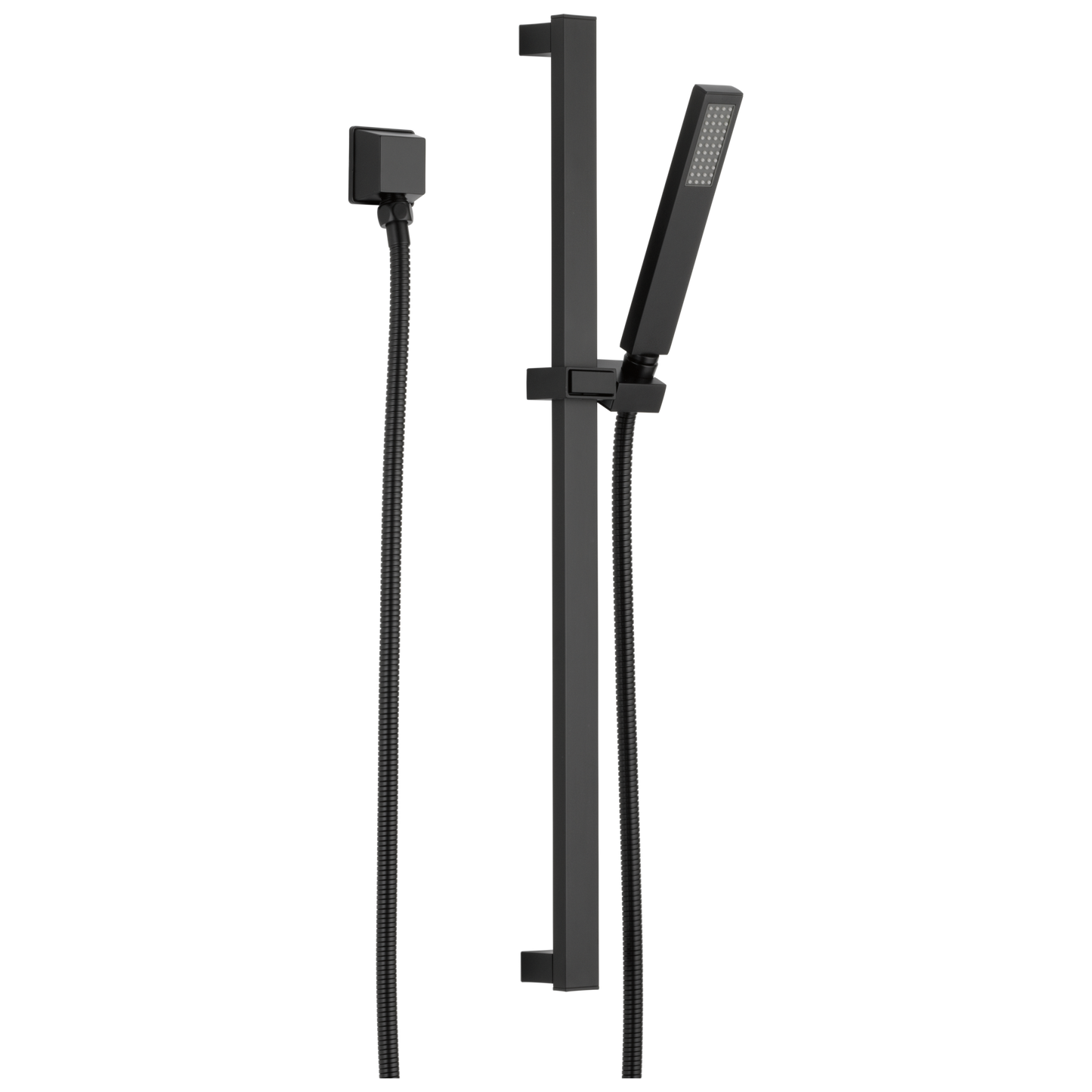 Siderna Single-Function Slide Bar Hand Shower - Matte Black
