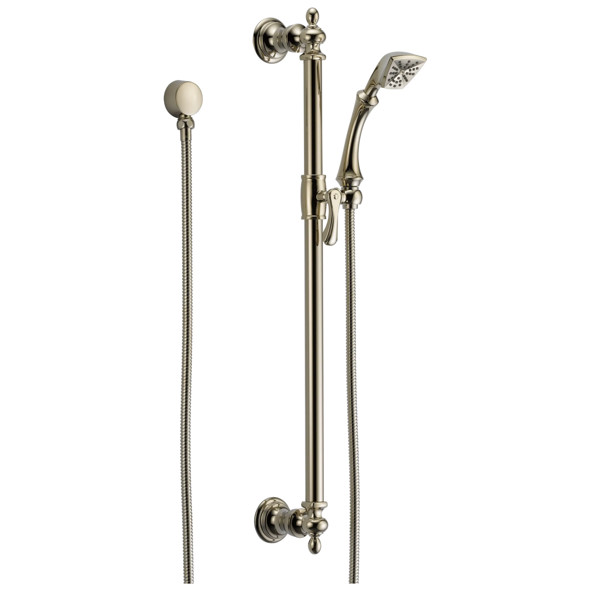 Charlotte Single-Function Slide Bar Hand Shower - Polished Nickel