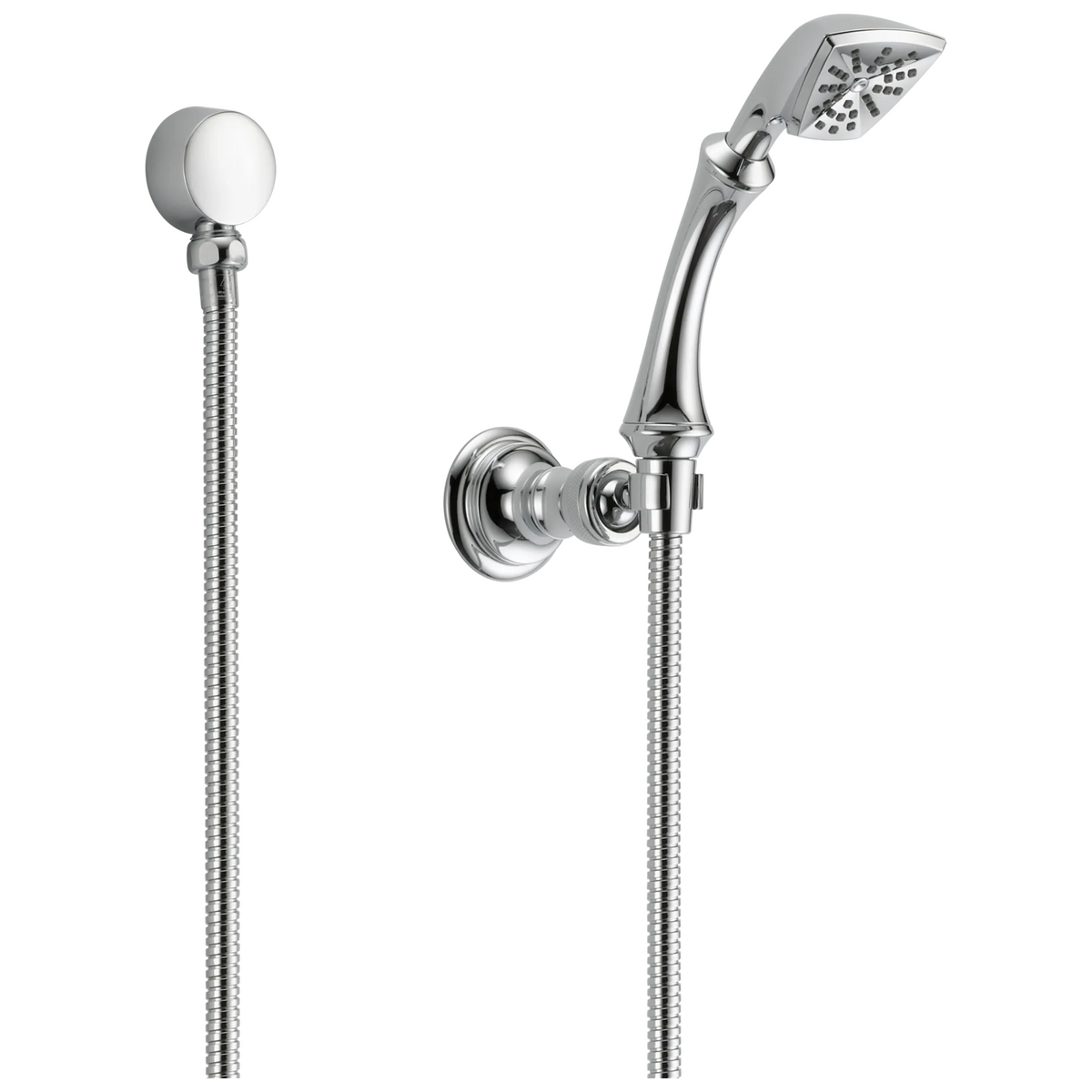 Charlotte Single-Function Wall Mount Hand Shower - Chrome