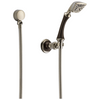 Charlotte Single-Function Wall Mount Hand Shower - Cocoa Bronze / Polished Nickel