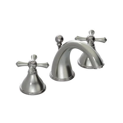 Rubinet Widespread Lav. Set. (less drain) Satin Nickel