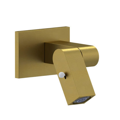 Rubinet Wall Mount Bidet & Foot Rinse with Dual Function Spray Antique Brass Matt