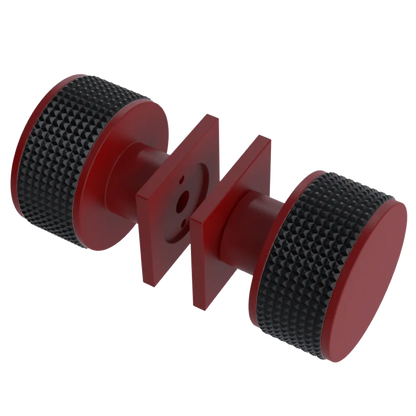 Rubinet Shower Door Knob (set) Maroon