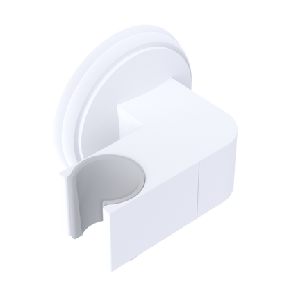 Rubinet Wall Bracket for Hand Held Shower Matt White