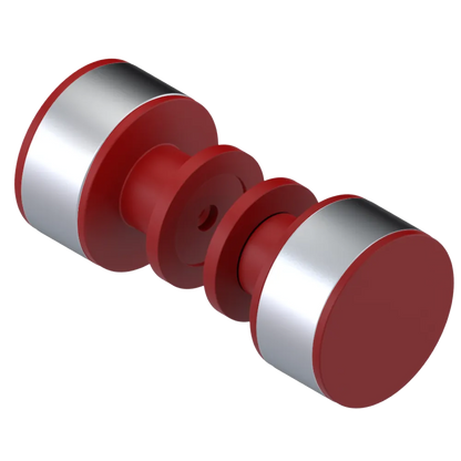 Rubinet Shower Door Knob (set) Maroon