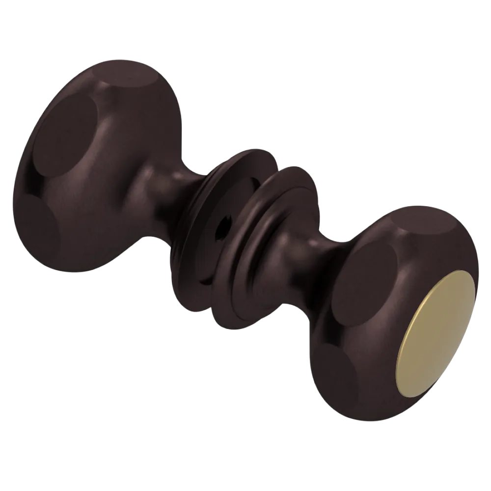 Rubinet Shower Door Knob (set) Oil Rubbed Bronze
