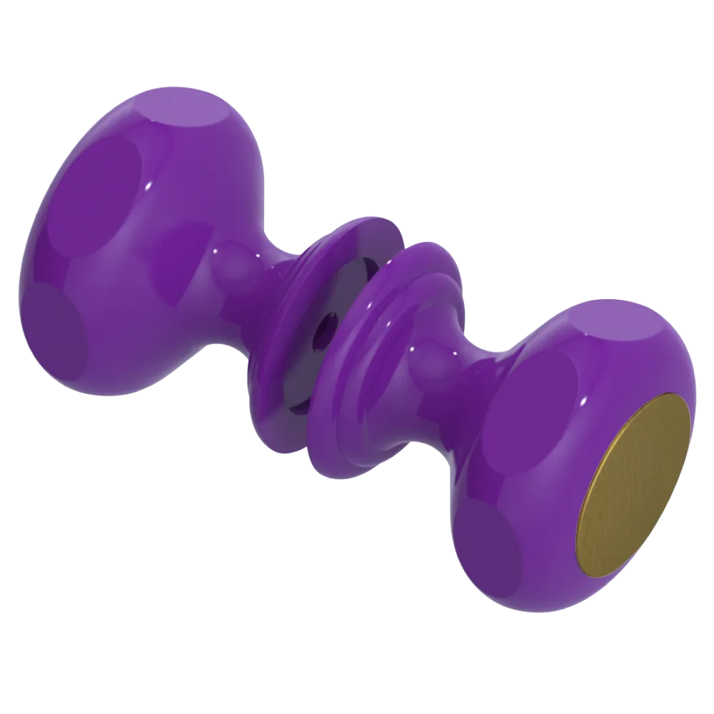 Rubinet Shower Door Knob (set) Purple Haze