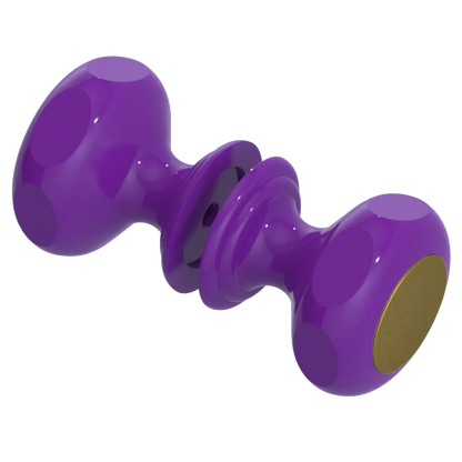 Rubinet Shower Door Knob (set) Purple Haze